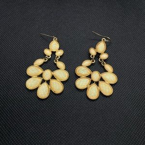 Drop dangle earrings.